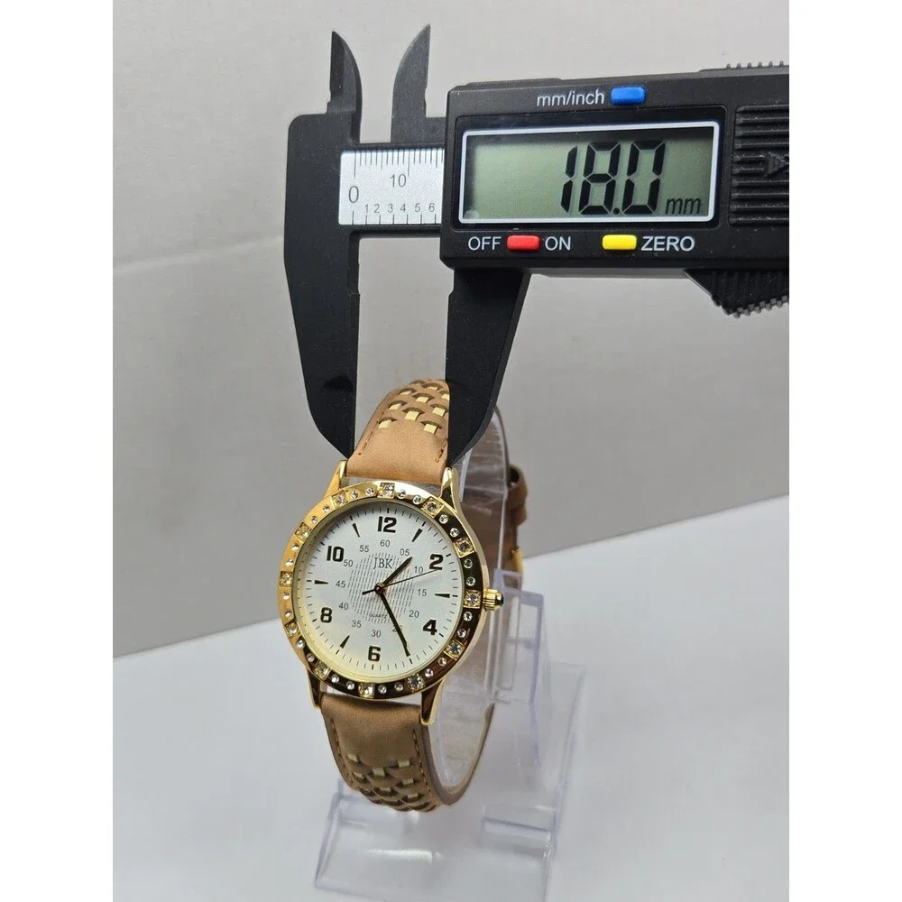 JBK Camrose Kross Jacqueline Kennedy Seiko Quartz Gold Crystal Watch New Battery